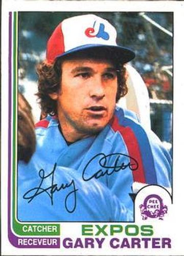 #244 Gary Carter - Montreal Expos - 1982 O-Pee-Chee Baseball