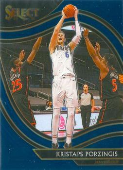 #244 Kristaps Porzingis - Dallas Mavericks - 2020-21 Panini Select Basketball