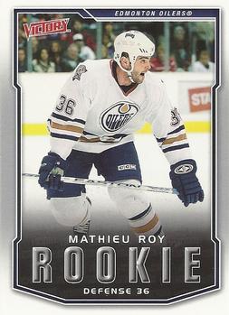 #244 Mathieu Roy - Edmonton Oilers - 2007-08 Upper Deck Victory Hockey