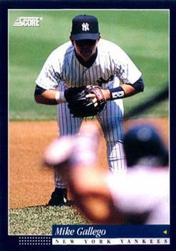 #244 Mike Gallego - New York Yankees -1994 Score Baseball
