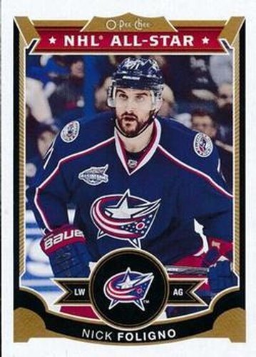 #244 Nick Foligno - Columbus Blue Jackets - 2015-16 O-Pee-Chee Hockey