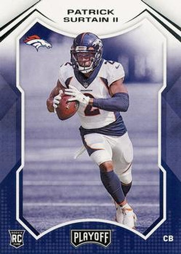 #244 Patrick Surtain II - Denver Broncos - 2021 Panini Playoff Football