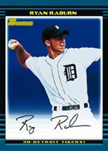 #244 Ryan Raburn - Detroit Tigers - 2002 Bowman Baseball