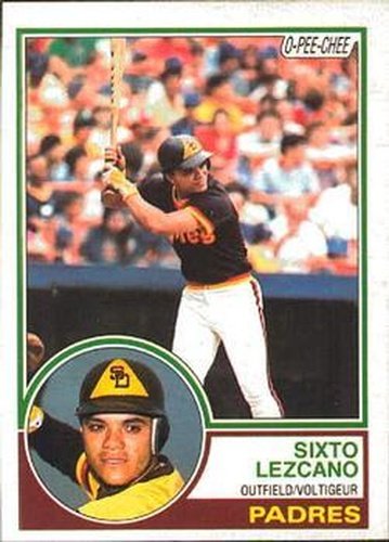 #244 Sixto Lezcano - San Diego Padres - 1983 O-Pee-Chee Baseball