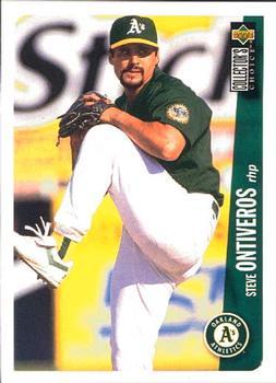 #244 Steve Ontiveros - Oakland Athletics - 1996 Collector's Choice Baseball