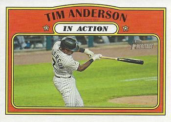 #244 Tim Anderson - Chicago White Sox - 2021 Topps Heritage Baseball