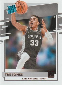 #244 Tre Jones - San Antonio Spurs - 2020-21 Donruss Basketball