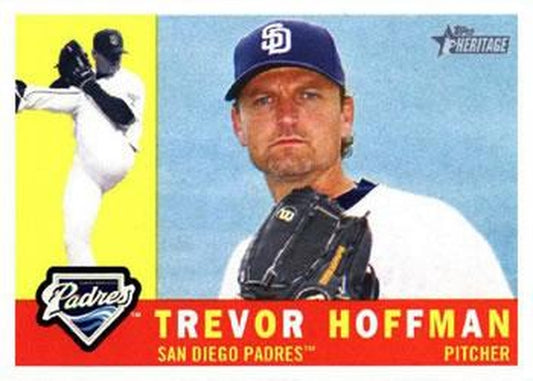 #244 Trevor Hoffman - San Diego Padres - 2009 Topps Heritage Baseball