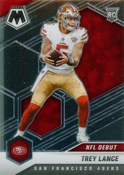 #244 Trey Lance - San Francisco 49ers - 2021 Panini Mosaic Football