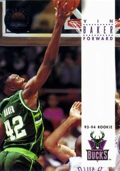 #244 Vin Baker - Milwaukee Bucks - 1993-94 SkyBox Premium Basketball