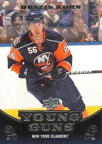 #244 Dustin Kohn - New York Islanders - 2010-11 Upper Deck Hockey