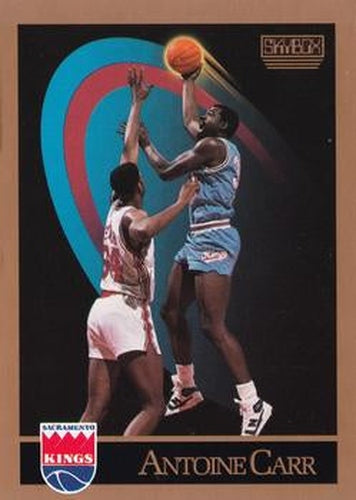 #244a Antoine Carr - Sacramento Kings - 1990-91 SkyBox Basketball