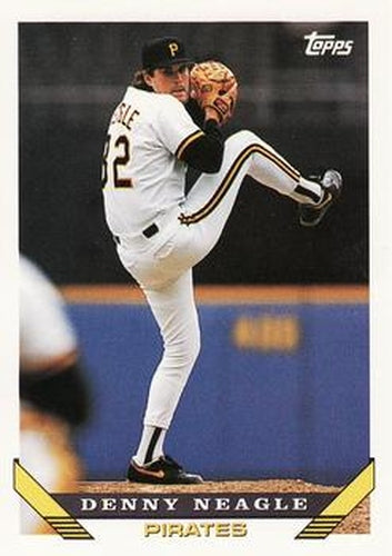 #244 Denny Neagle - Pittsburgh Pirates - 1993 Topps Baseball