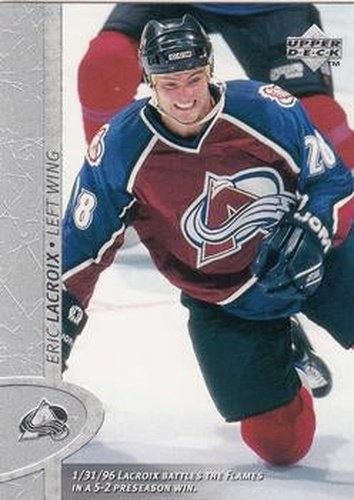 #244 Eric Lacroix - Colorado Avalanche - 1996-97 Upper Deck Hockey