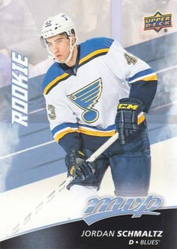#244 Jordan Schmaltz - St. Louis Blues - 2017-18 Upper Deck MVP Hockey