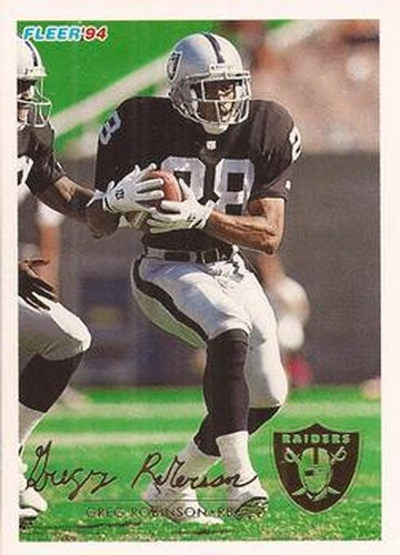 #244 Greg Robinson - Los Angeles Raiders - 1994 Fleer Football