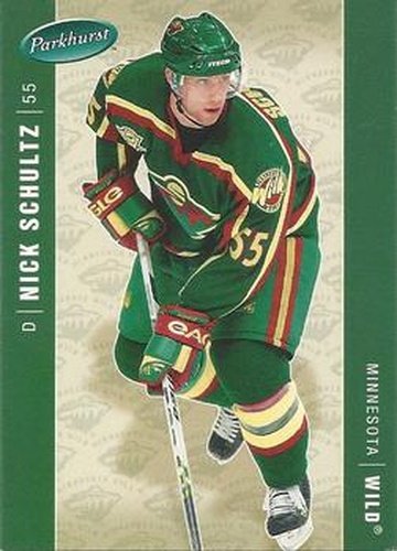 #244 Nick Schultz - Minnesota Wild - 2005-06 Parkhurst Hockey