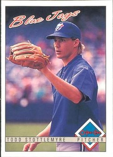 #244 Todd Stottlemyre - Toronto Blue Jays - 1993 O-Pee-Chee Baseball
