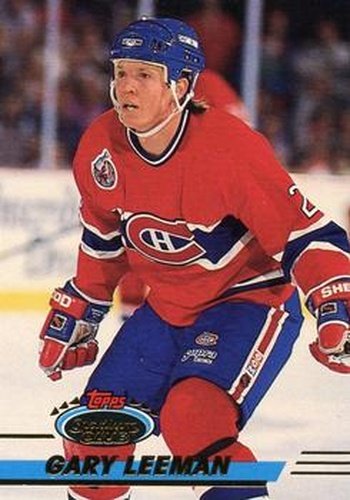 #244 Gary Leeman - Montreal Canadiens - 1993-94 Stadium Club Hockey