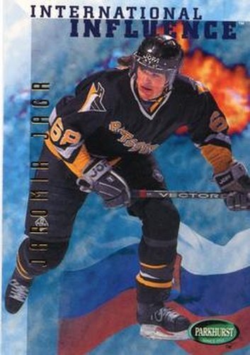 #244 Jaromir Jagr - Pittsburgh Penguins - 1995-96 Parkhurst International Hockey