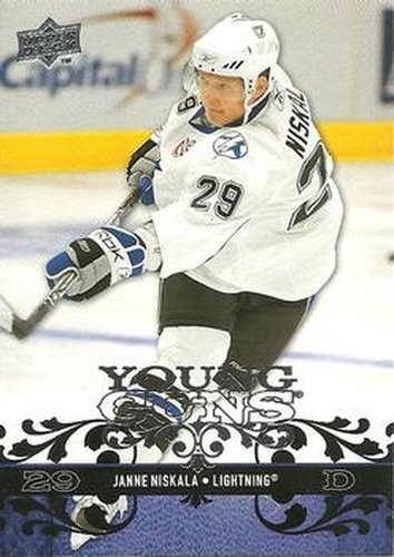 #244 Janne Niskala - Tampa Bay Lightning - 2008-09 Upper Deck Hockey