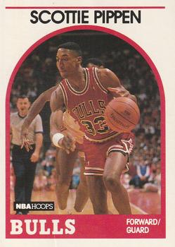 #244 Scottie Pippen - Chicago Bulls - 1989-90 Hoops Basketball