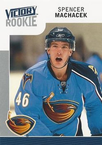#244 Spencer Machacek - Atlanta Thrashers - 2009-10 Upper Deck Victory Hockey