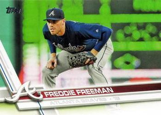 #244a Freddie Freeman - Atlanta Braves - 2017 Topps Baseball