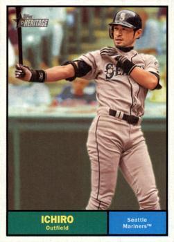 #244a Ichiro Suzuki - Seattle Mariners - 2010 Topps Heritage Baseball