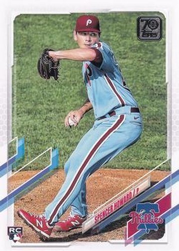 #244 Spencer Howard - Philadelphia Phillies - 2021 Topps Baseball