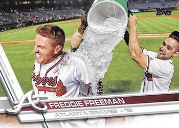 #244b Freddie Freeman - Atlanta Braves - 2017 Topps Baseball