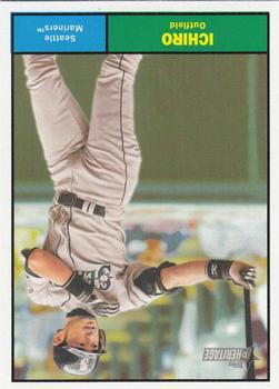 #244b Ichiro Suzuki - Seattle Mariners - 2010 Topps Heritage Baseball