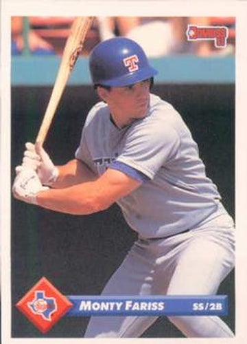 #245 Monty Fariss - Texas Rangers - 1993 Donruss Baseball