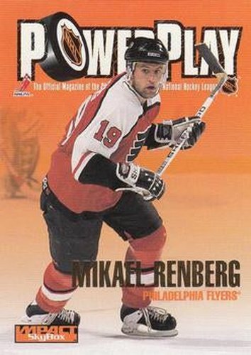 #245 Mikael Renberg - Philadelphia Flyers - 1995-96 SkyBox Impact Hockey