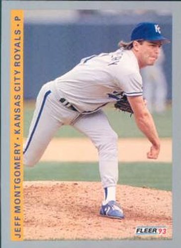 #245 Jeff Montgomery - Kansas City Royals - 1993 Fleer Baseball
