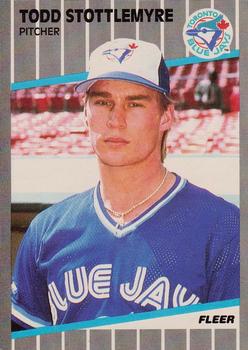 #245 Todd Stottlemyre - Toronto Blue Jays - 1989 Fleer Baseball