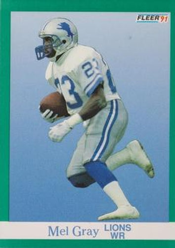 #245 Mel Gray - Detroit Lions - 1991 Fleer Football