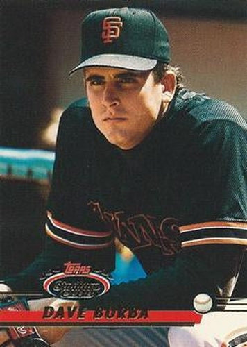 #245 Dave Burba - San Francisco Giants - 1993 Stadium Club Baseball