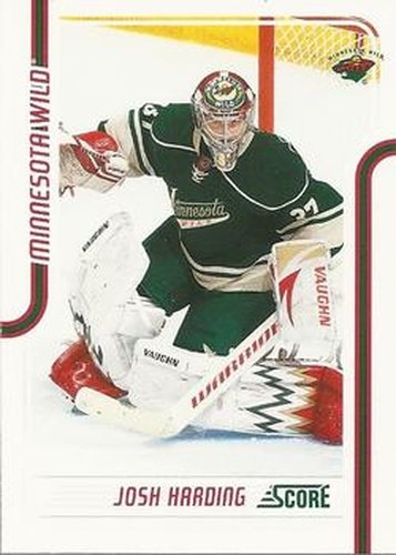 #245 Josh Harding - Minnesota Wild - 2011-12 Score Hockey