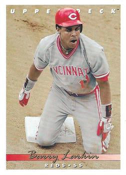 #245 Barry Larkin - Cincinnati Reds - 1993 Upper Deck Baseball