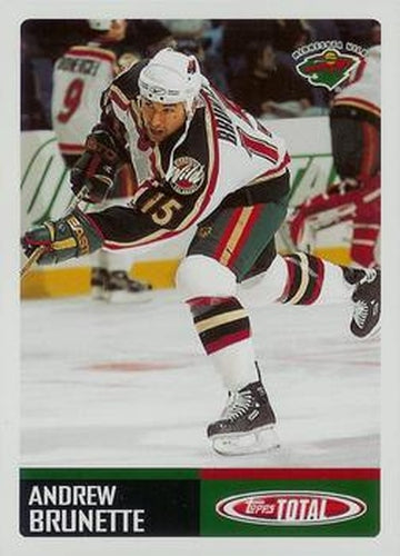 #245 Andrew Brunette - Minnesota Wild - 2002-03 Topps Total Hockey