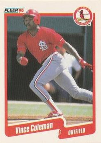 #245 Vince Coleman - St. Louis Cardinals - 1990 Fleer USA Baseball