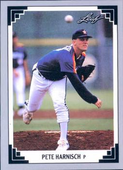 #245 Pete Harnisch - Houston Astros - 1991 Leaf Baseball