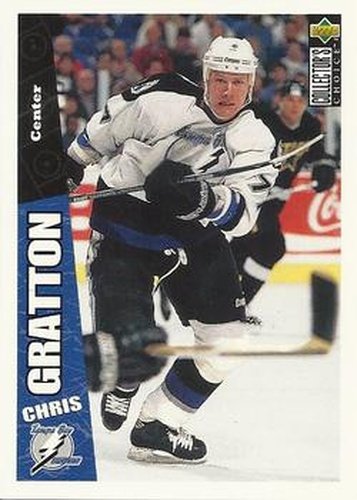 #245 Chris Gratton - Tampa Bay Lightning - 1996-97 Collector's Choice Hockey