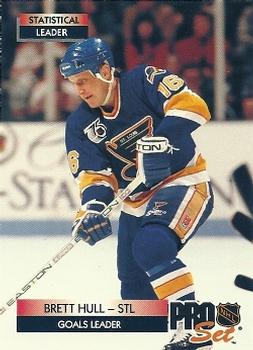#245 Brett Hull - St. Louis Blues - 1992-93 Pro Set Hockey