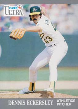 #245 Dennis Eckersley - Oakland Athletics - 1991 Ultra Baseball