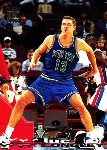#245 Luc Longley - Minnesota Timberwolves - 1993-94 Stadium Club Basketball