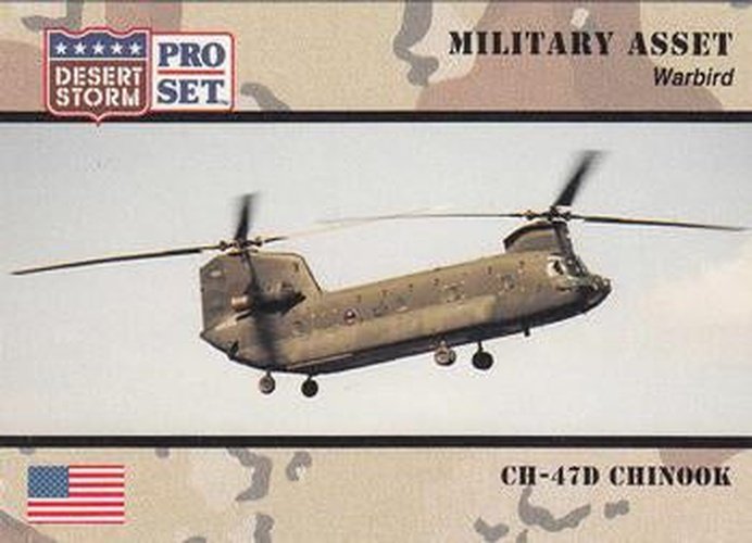 #245 CH-47D Chinook - 1991 Pro Set Desert Storm