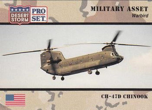 #245 CH-47D Chinook - 1991 Pro Set Desert Storm