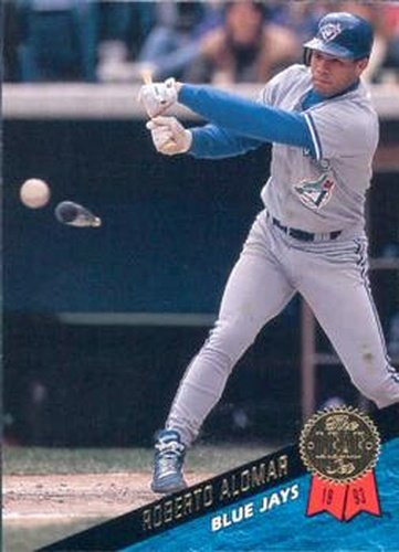 #245 Roberto Alomar - Toronto Blue Jays - 1993 Leaf Baseball